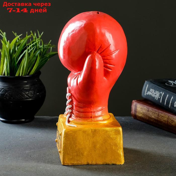 Копилка "Боксерская перчатка" красное золото 24см - фото 6 - id-p193694972