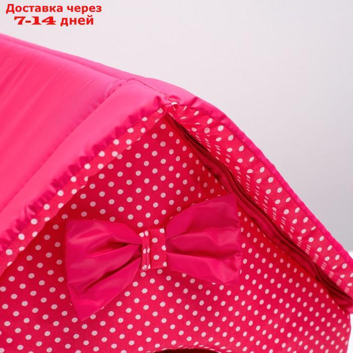 Домик "Нежность", 34 х 32 х 37 см, розовый - фото 3 - id-p193698061