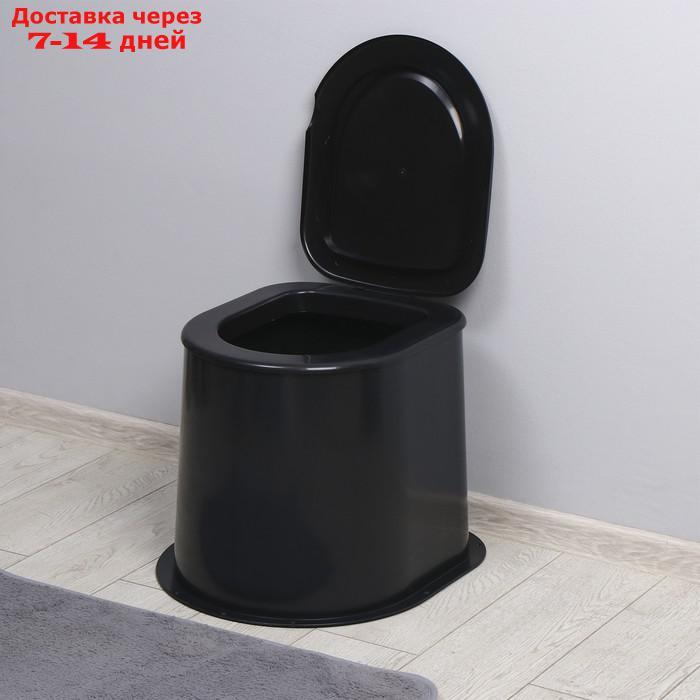 Туалет дачный, h = 39 см, без дна, с креплением к полу, "Эконом" - фото 1 - id-p193700204