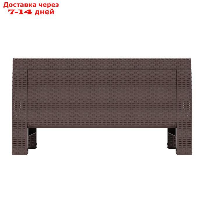 Стол "Ротанг", 76,5х57х42 см, цвет шоколад - фото 2 - id-p193700264
