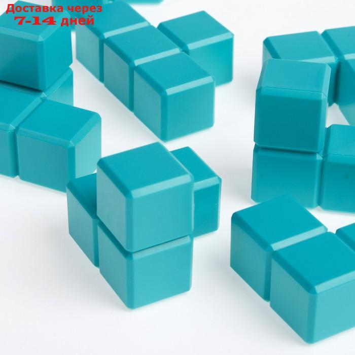Игра головоломка "Синий куб", 7 объемных деталей - фото 6 - id-p193699234