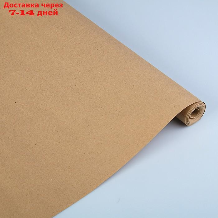 Бумага упаковочная крафт без печати, 70 г/м² ,0,72 х 50 м - фото 4 - id-p193697285