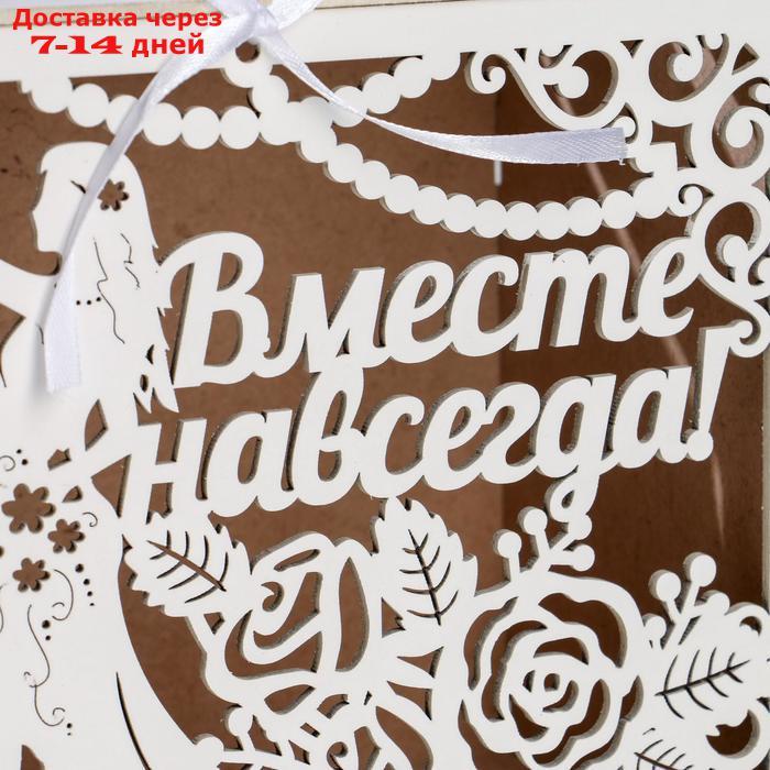 Семейный банк "Вместе навсегда", 24х14х20 см, Белый - фото 4 - id-p193702411