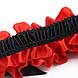 Атласные браслеты-фиксаторы красно-черного цвета, фото 7