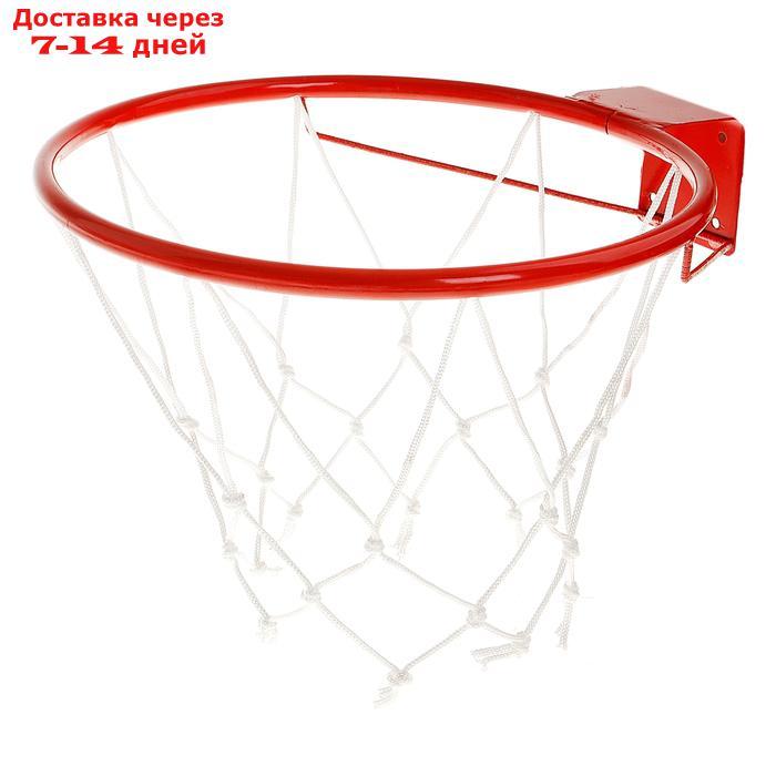 Корзина баскетбольная №5 "Люкс", d=380 мм, с сеткой и упором - фото 1 - id-p193702485