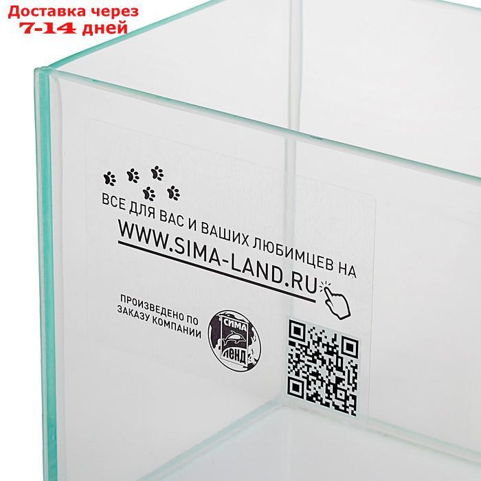 Аквариум прямоугольный без крышки, 5 литров, 25 х 13 х 15,5 см - фото 2 - id-p193698339