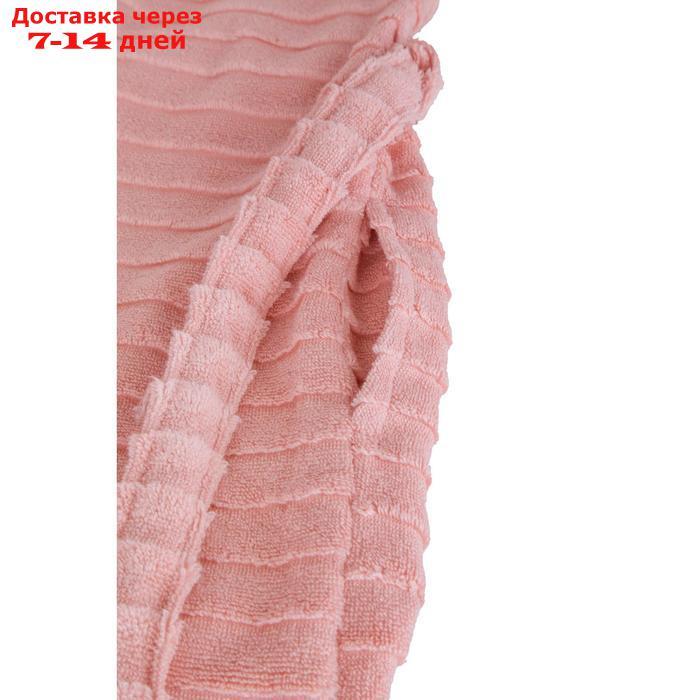 Халат унисекс Lara, размер XL, цвет розовый - фото 2 - id-p193702581