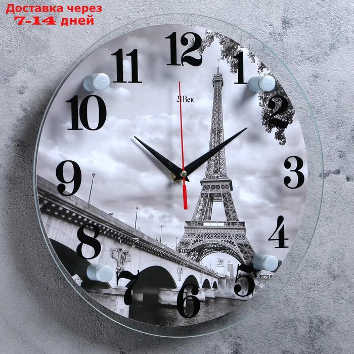 Часы настенные, серия: Город, "Эйфелева Башня", 30х30 см, микс - фото 2 - id-p193699429