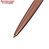Ручка шариковая Parker Jotter Monochrome XL SE20 Pink Gold PGT М 1.0 мм, корпус из нержавеющей стали, синие, фото 4