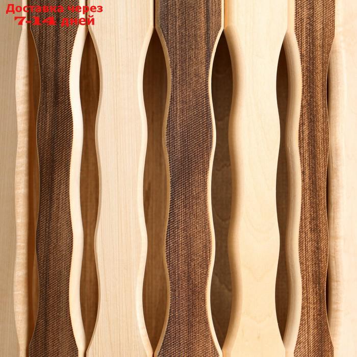 Абажур деревянный, полукруглый "Волна Термо" - фото 3 - id-p193703610
