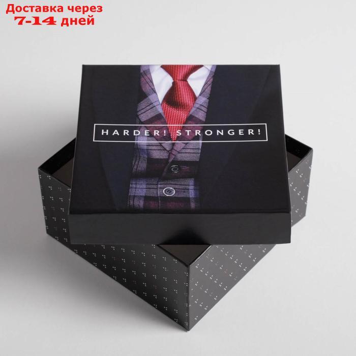 Набор подарочных коробок 5 в 1 "Джентельмен", 14 × 14 × 8 22 × 22 × 12 см - фото 10 - id-p193697460