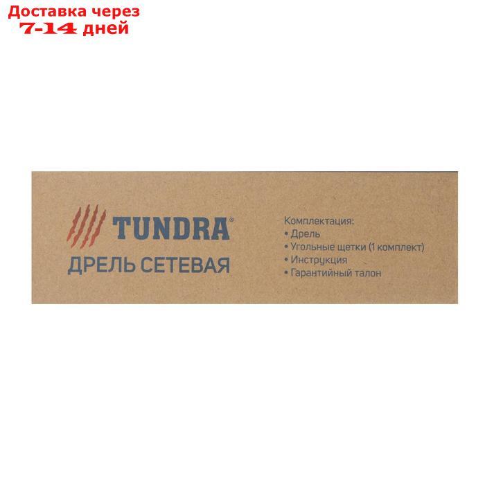 Дрель TUNDRA, патрон БЗ, до 10 мм, 500 Вт, 2800 об/мин - фото 8 - id-p193701565
