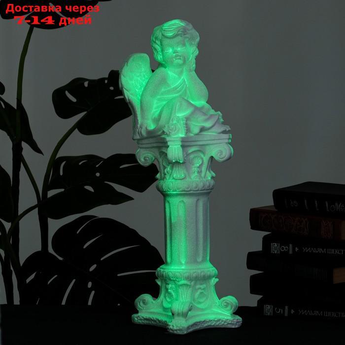 Светящаяся фигура "Ангел сидя на колонне" 51см - фото 1 - id-p193699463