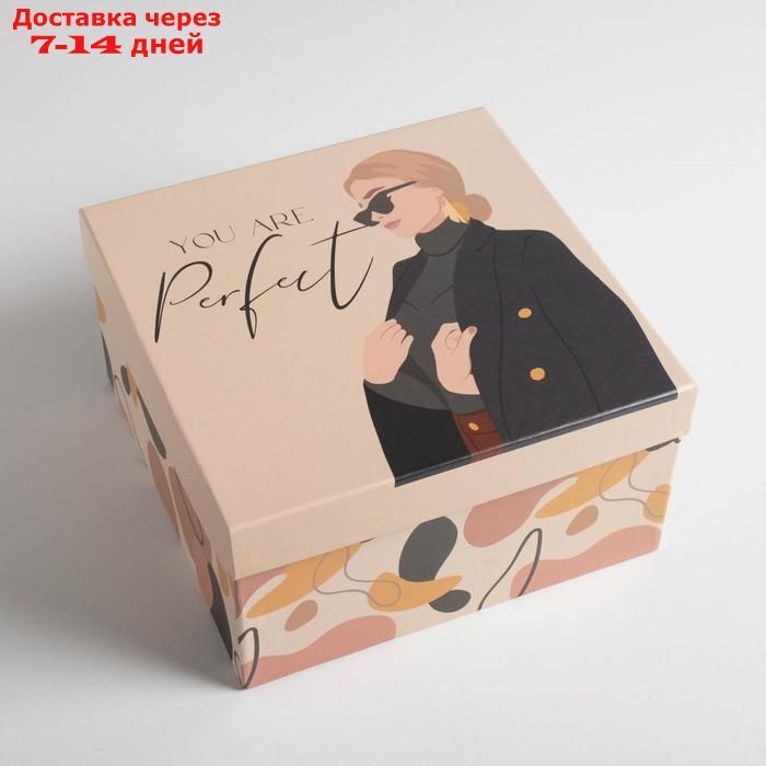 Набор подарочных коробок 5 в 1 "Стиль", 14 × 14 × 8 22 × 22 × 12 см - фото 6 - id-p193697479
