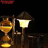 Часы песочные "Уличный фонарик" с подсветкой и карандашницей, 6.5х15.5х14.5 см, микс, фото 5