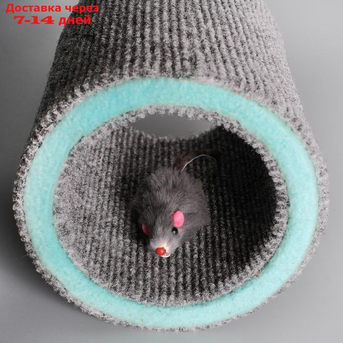 Игрушка-когтеточка "Кошки-мышки", ковролин, 16 х 9 см микс - фото 3 - id-p193698478