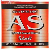 Струны COPPER Round Wound Extra Light ( .010-.049, 6-стр., медная навивка на граненом керне)