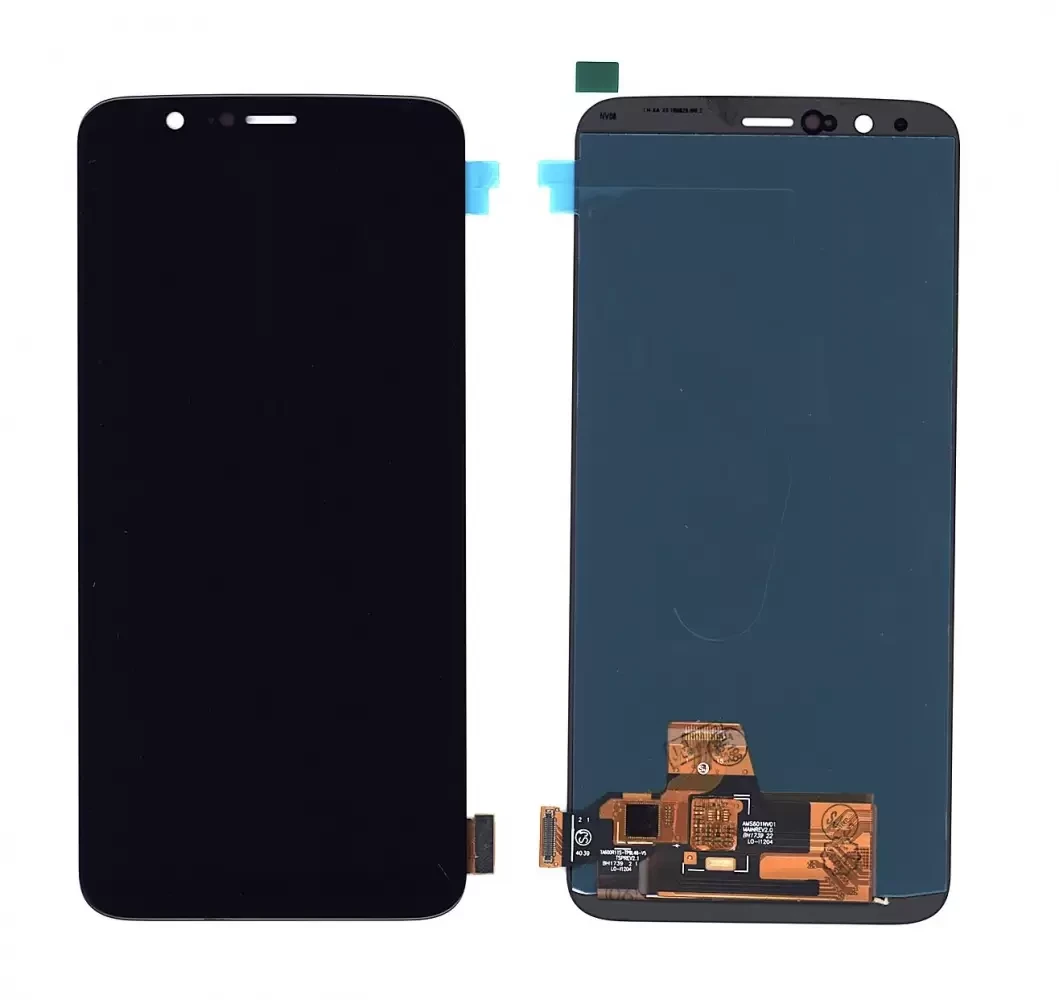 Модуль (матрица + тачскрин) для OnePlus 5T (OLED), черный