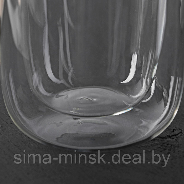 Стакан стеклянный с двойными стенками Magistro «Поль», 400 мл - фото 2 - id-p193759416