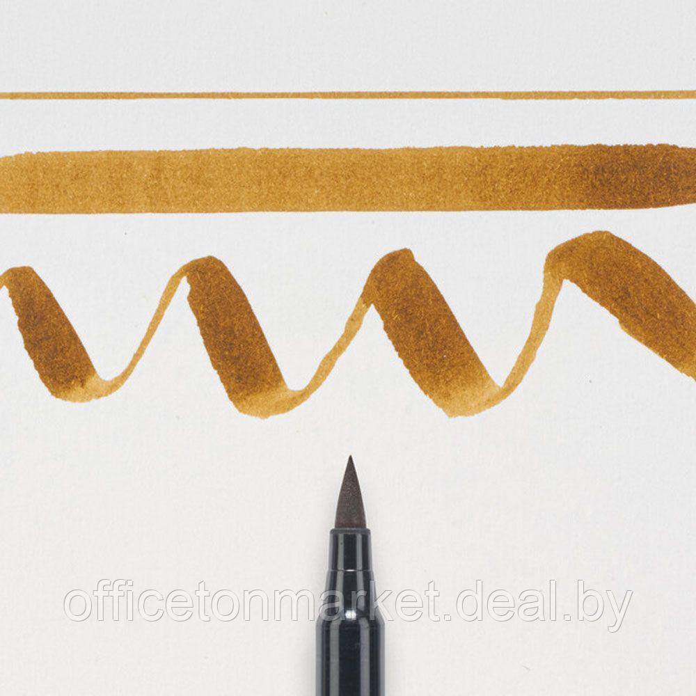 Маркер акварельный "Koi Color Brush", темно-коричневый - фото 2 - id-p178284964