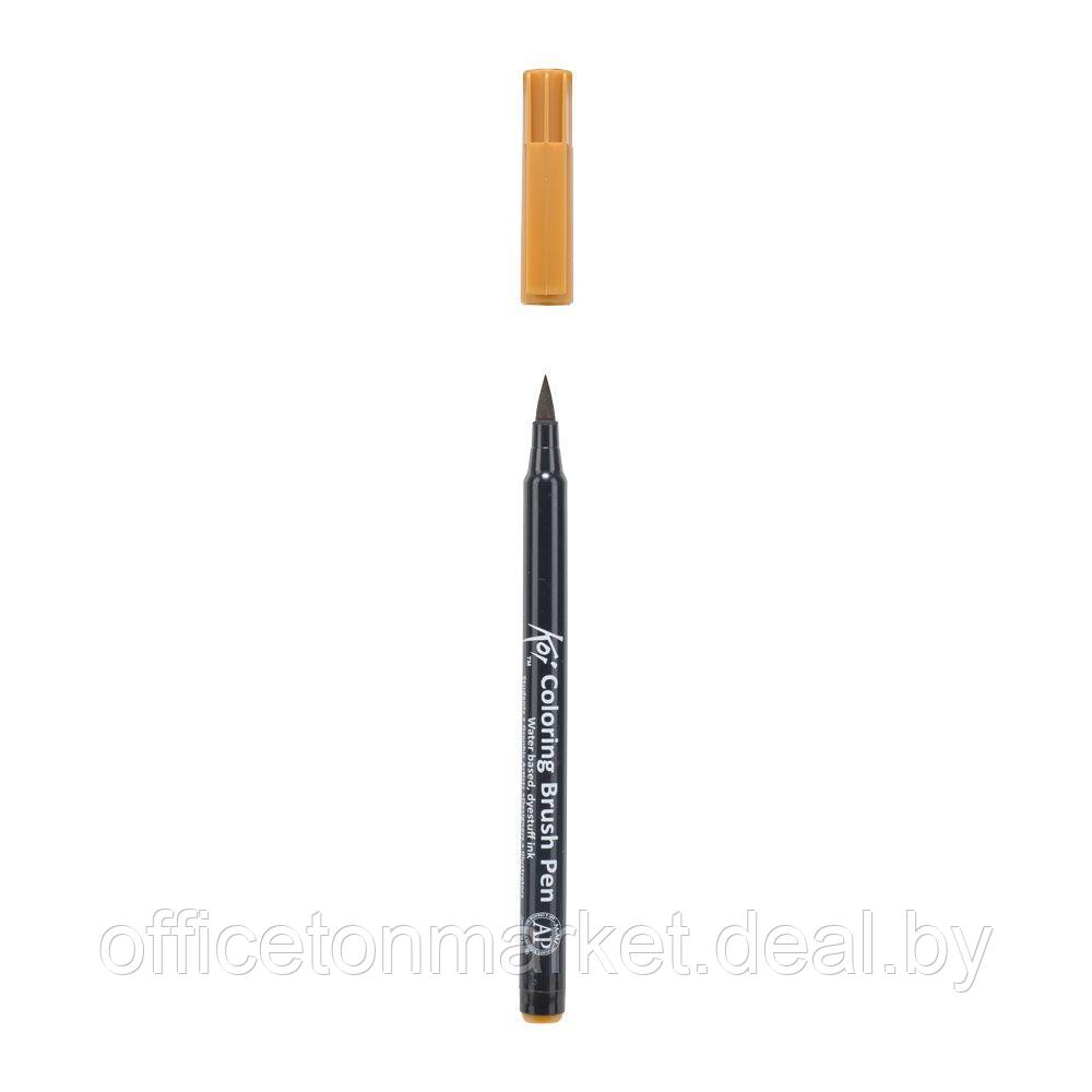 Маркер акварельный "Koi Color Brush", темно-коричневый - фото 3 - id-p178284964