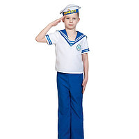 Карнавальный костюм «Морячок», детский, р. М, рост 122-128 см