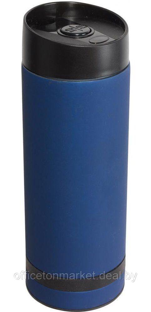 Кружка термическая "Flavoured", металл, пластик, 380 мл, синий, черный - фото 1 - id-p188495604