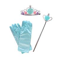 Карнавальный набор «Принцесса» 4 предмета корона, перчатки, ободок, жезл