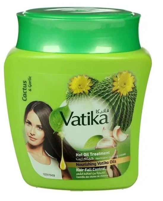 Маска против выпадения волос (Vatika Hair Fall Control), 500г густые и крепкие - фото 1 - id-p46894670