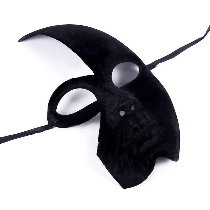 Карнавальная маска "Венеция Незнакомка" цвет черный - фото 2 - id-p193781136