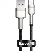Кабель Baseus Cafule Series Metal Data Cable USB to Type-C 66W 1m CAKF000101 черный