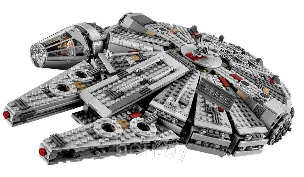 19020 Конструктор Star Wars "Сокол Тысячелетия" 1381 деталь, аналог Lego Star Wars 75105 - фото 2 - id-p193785560