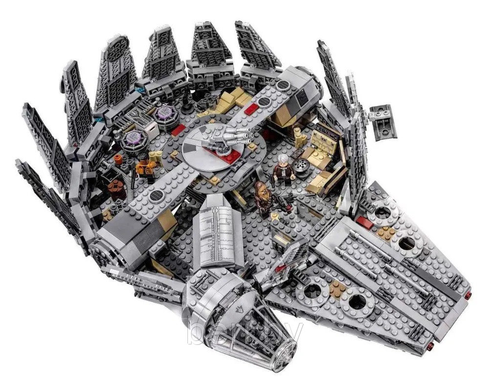 19020 Конструктор Star Wars "Сокол Тысячелетия" 1381 деталь, аналог Lego Star Wars 75105 - фото 4 - id-p193785560