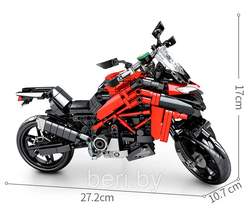 701604 Конструктор Sembo Block "Байк Radical Ducati Matador", 710 деталей - фото 6 - id-p193786517
