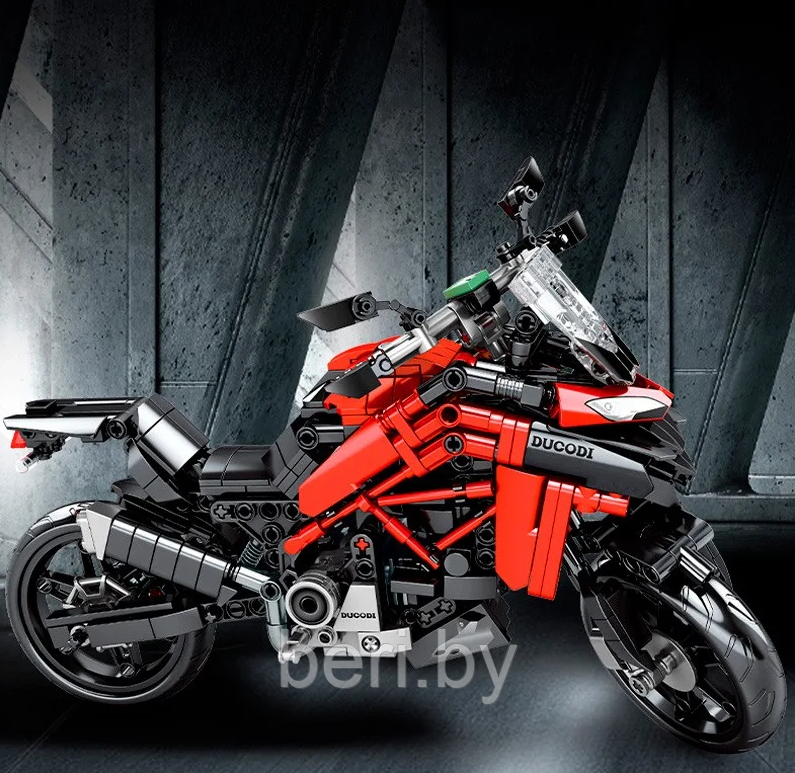 701604 Конструктор Sembo Block "Байк Radical Ducati Matador", 710 деталей - фото 9 - id-p193786517