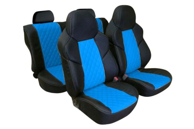 Авточехлы Dinas Drive синий