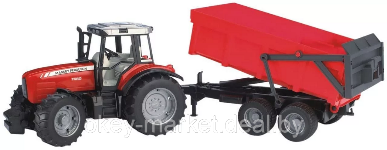 Игрушка Трактор Massey Ferguson 7480 Bruder 02045 - фото 1 - id-p193798269