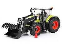 Игрушка Bruder Трактор Claas Axion 950 c погрузчиком 03013