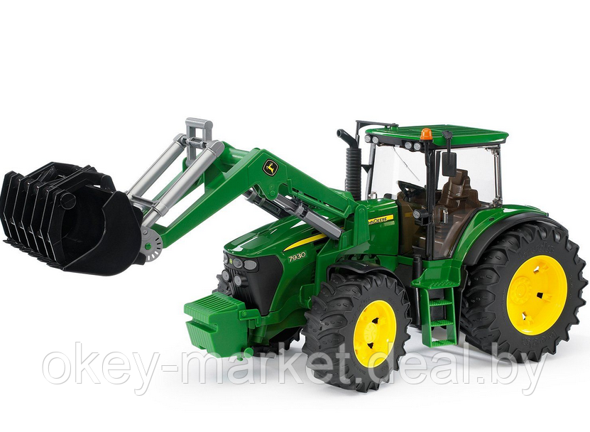 Игрушка Bruder Трактор John Deere 7930 с погрузчиком - фото 1 - id-p193798288