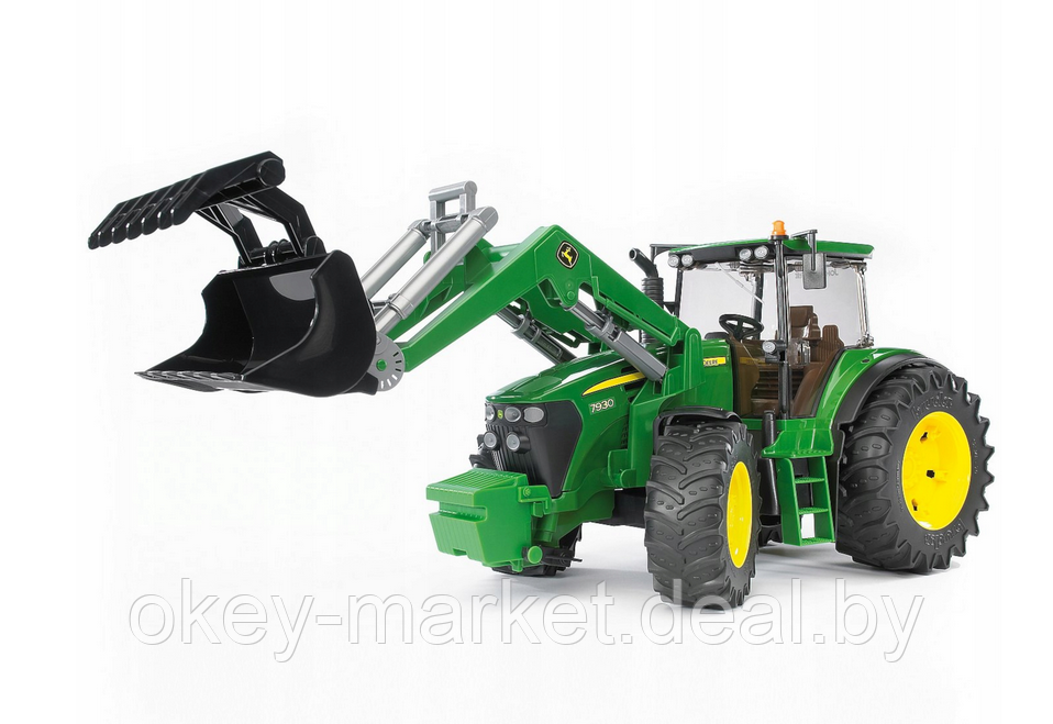 Игрушка Bruder Трактор John Deere 7930 с погрузчиком - фото 3 - id-p193798288