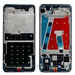 Рамка дисплея (средняя часть) для Huawei P30 Lite (48MP), Honor 20 Lite, 20S, синяя (возможен дефект ЛКП)
