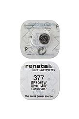 Батарейка (элемент питания) Renata SR626SW 377, 1 штука