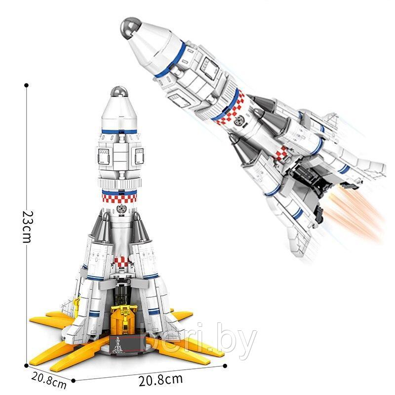 107032 Конструктор Sembo Block «Ракета», 444 детали - фото 2 - id-p193800931