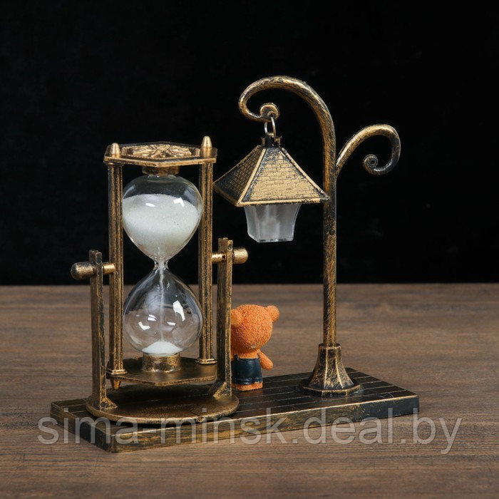 Песочные часы "Уличный фонарик", сувенирные, с подсветкой, 15.5 х 6.5 х 15.5 см, микс - фото 5 - id-p193803811