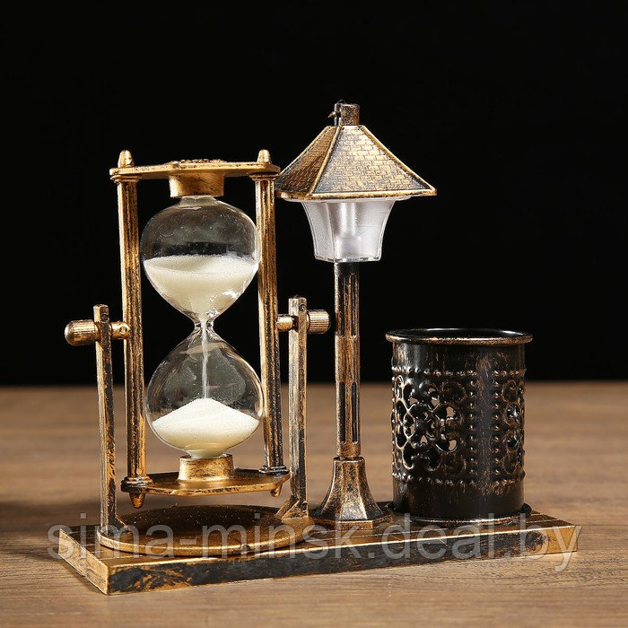 Песочные часы "Уличный фонарик",сувенирные,подсветка,каранд-цей, 6.5 х 15.5 х 14.5 см, микс - фото 8 - id-p193803813
