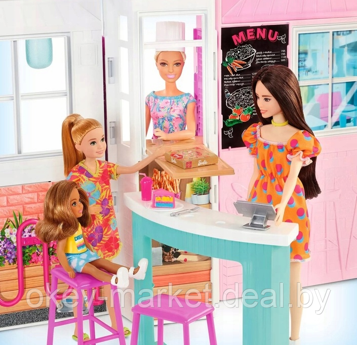 Игровой набор Barbie Гриль-ресторан с куклой HBB91 - фото 4 - id-p193806503