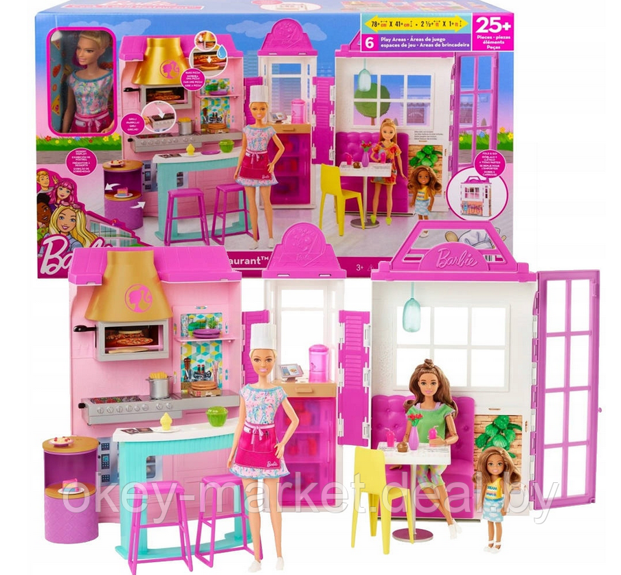 Игровой набор Barbie Гриль-ресторан с куклой HBB91 - фото 6 - id-p193806503