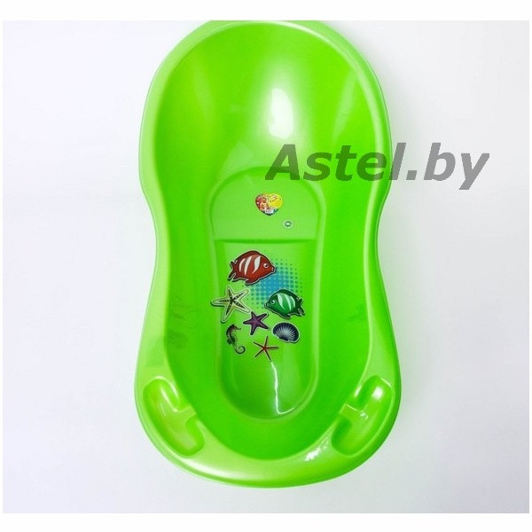 Ванночка детская Эльфпласт (95 см) арт.033 зеленый / салатовый - фото 5 - id-p192256014