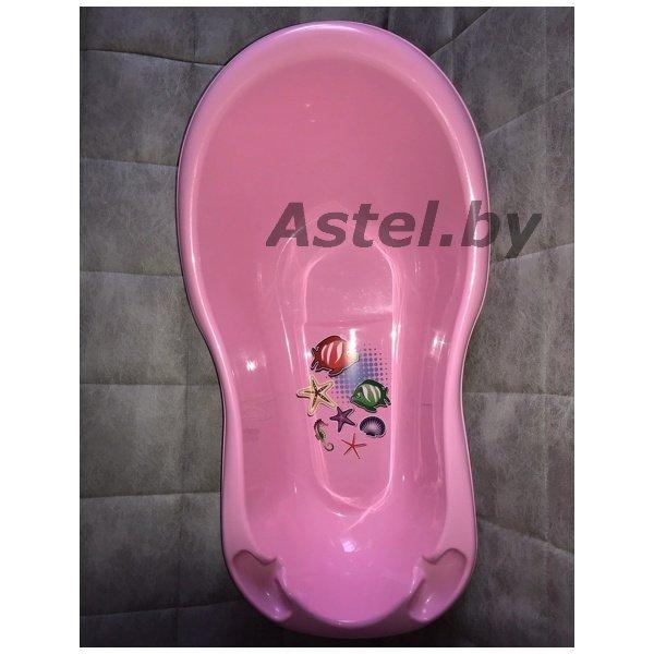 Ванночка детская Эльфпласт (95 см) арт.033 Розовый - фото 5 - id-p192256079