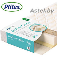 Детский матрас Plitex EcoFlex Cotton 119x60x12 (Эко Флекс)